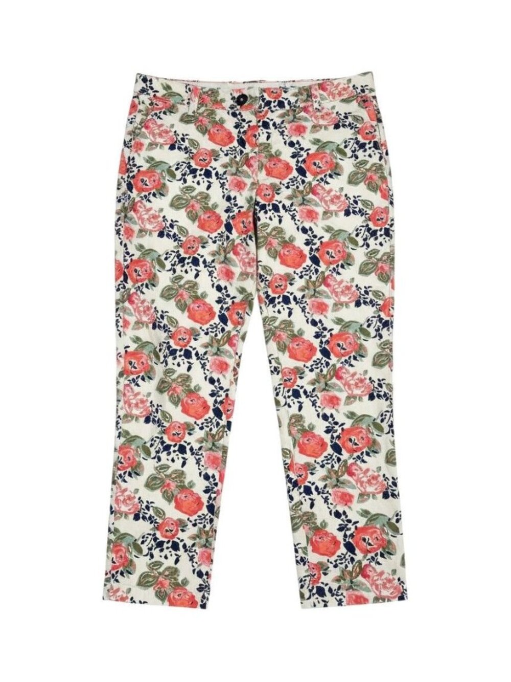 Dockers Womens Floral Print Cropped Pants US 12